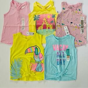 Carter’s | Tank Top Bundle Racerback Sleeveless NWT 4T Jumping Beans Garanimals